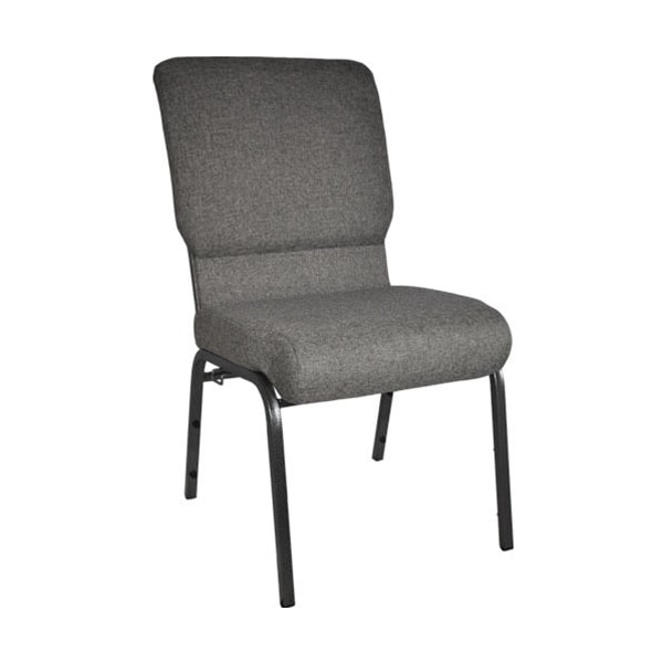 Flash Furniture Advantage Charcoal Gray Church Chair 18.5" Wide PCHT185-111 - main